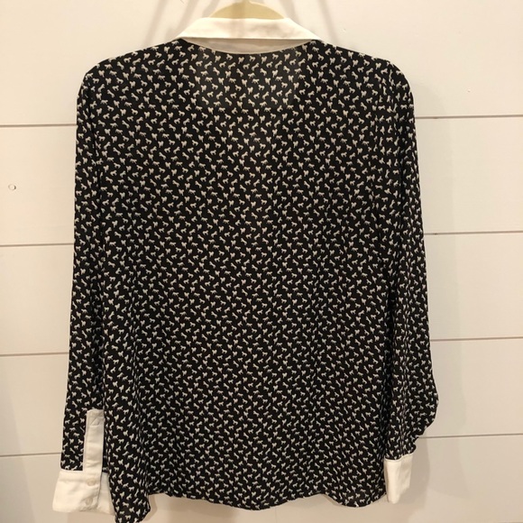 Free People Tiny Horse Print Blouse - Picture 4 of 5